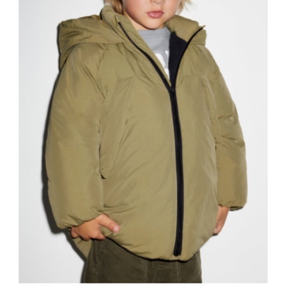 Zara Jackets & Coats New Khaki Puffer Marshmallow Jacket Poshmark